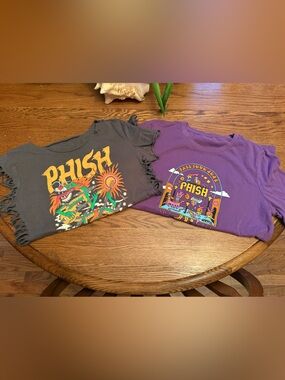Phish Short Sleeve Graphic Tee - Purple & Knotted Phish Short Sleeve GT-Grey